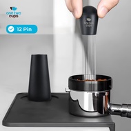 WDT 12 Pin Espresso Coffee Needle Distribution Tool - 12 Needle WDT Tool Anti Channeling Espresso Ne