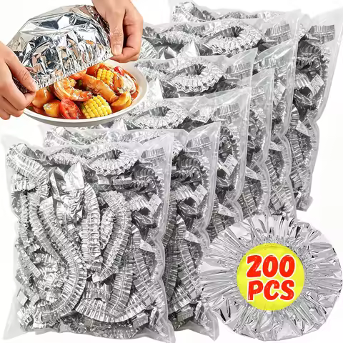 Foil Film Disposable Food Cover Aluminum Foil Insulation Covers Elastic Fresh-keep Saran Warp Vegeta