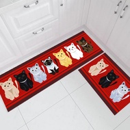 Kitchen Floor Mats Oil-Proof Water-Absorbent Foot Mats Bedside Blankets Entry Carpet Bathroom Bedroom