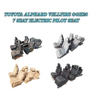 🇯🇵🇯🇵 Pilot Seat / Kusyen Kereta Toyota Alphard Vellfire GGH20 08-15 Car Seat / Kusyen Kereta / 7 Sea