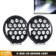 9 Inch LED Work Light Round Driving spot beam light 6000K White DRL 150W 12V 24V For Jeep Wrangler 4x4 Truck SUV Off-roa