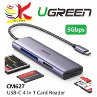 UGREEN CM627 USB-C 4 IN 1 CARD READER SD + TF + CF + MS CARD SLOTS READER USB 3.0 OTG WITH 5GBPS ( U