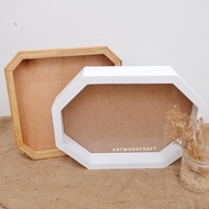 [30 x 40 CM] OKTAGONAL Dowry Frame OKTAGONAL Wedding Dowry Frame 30 x 40 cm