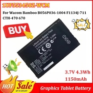 New 1UF553450Z-WCM 3.7V 4.3Wh 1150mAh Graphics Tablet Battery for Wacom Bamboo B056P036-1004 F1134J-