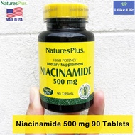 ไนอาซินาไมด์ วิตามินบี 3 Niacinamide 500 mg 90 Tablets - Natures Plus B-3 B3