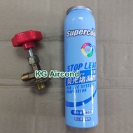 Supercool R134a Stop Leak + U/V Dye For Car Aircond System R134a