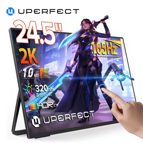 UPERFECT UMax 24 2K Portable Desktop Monitor 24.5”Touchscreen 165Hz Wall Mounted IPS Display For Lap