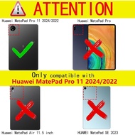 MatePad Pro 11 2024/2022 GOT-W09/ W29/ AL09/ AL19 Trendy Cotton Fabric Leather Flip Tablet Case