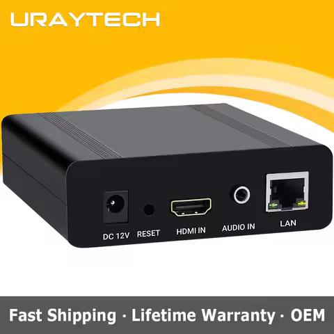 HEVC H.265 H.264 Video Encoder Support HDCP HDMI to IP Live Streaming Encoder IPTV Hardware RTMP RTS