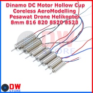 Hollow Cup Motor Dynamo Aircraft Drone Helicopter 8mm 816 820 8520 8523