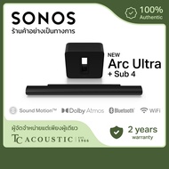 [NEW] Sonos 9.1.4 เซตลำโพงซาวด์บาร์ รุ่น Arc Ultra พร้อมซับวูฟเฟอร์ รุ่น Sub Gen 4 - ระบบโฮมเธียเตอร