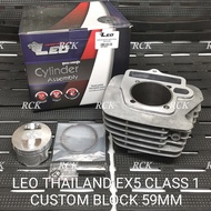 LEO THAILAND HONDA EX5 CLASS1 CUSTOM BLOCK 59MM/60MM ASSY