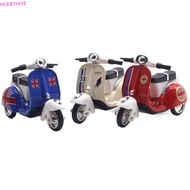 HONEYHIVE​ Motorcycle Model, Miniature Inertia Mini Motorcycle, Birthday Gift Diecast Vehicle Toy Pu