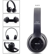 p47 Wireless Bluetooth Headset TF card With Microphone headphones for computer