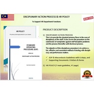 DISCIPLINARY ACTION [2026] & HR POLICY 💥7 MAIN GUIDELINE, 47 PAGES💥 SOP & GUIDELINES WITH 6 STEPS, 8