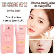 BB CREAM SR12 Perfect Cover ! BB cream glowing tahan lama anti air bedak basah bb krim kinclong awet