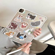 For iPad Pro 11 2021 Acrylic Case 2020 iPad Air 4 Air 5 2022 Case  For iPad Mini 6 2021 9th 8th 10.2 inch Cover New Cartoon painted cute star puppy
