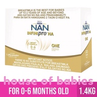NAN Infinipro HA One 1.4kg 0-6 Months Old Infant Formula