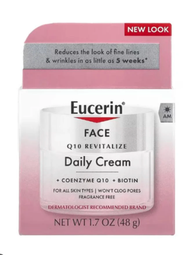 Eucerin - Expiry date 02/2027 Q10 抗皺面霜 - 無香型保濕霜，讓肌膚更柔軟光滑 平行進口