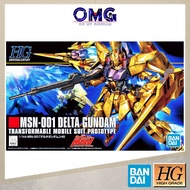 Bandai HGUC MSN-001 Delta Gundam 60970 HG Delta 1/144 Delta MSN001 Delta Universal Century Delta Gol