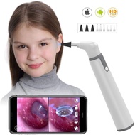 3.9mm 720P HD WiFi Ear Scope Wireless Otoscope Ear Camera with 6 LED Lights for Kids and Adults Supp