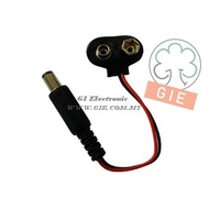 9V Battery Clamp With DC Plug