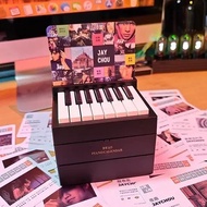 NEW 2024 Mini Piano Calendar Can Play Jay Chou, JJ Desk Calendar Desktop Ornaments Peripheral Birthday Gifts