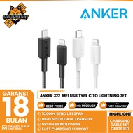 Anker 322 MFI USB Type C to Lightning 3FT Charger Cable - A81B5