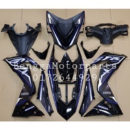 Rs150 V1&amp;V2 Cover Set Custom Hitam Kilat