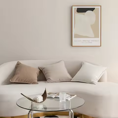 INS Nordic Cushion Cover Thickened Solid Chenille Throw Pillow Covers 45x45/50x50/60x60/65X65cm for 