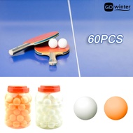 [GW]60Pcs/Barrel 40mm Portable Ping-pong Ball Table Tennis Game Training Accessories for Practice