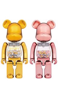 BE@RBRICK 超合金 - My First BE@RBRICK B@by 200% Gold &amp; Pink Set