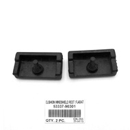 ยางรองฝากระโปรง ซ้าย+ขวา สีดำ จำนวน 2 ชิ้น Toyota Land Cruiser 40 Series FJ40 FJ45 FJ47 โตโยต้า แลนด