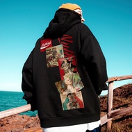 M-7XL Men Hoodies Plus Size Streetwear Oversized Hooded Sweatshirt Hip Hop Hoodies Sports Casual Lon