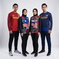 69th Independence Day Jersey Goes Viral Tribal Pattern in Yellow and Black & Malaysia My Homeland, L