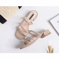 WOMEN'S SANDALS WITH 3 CM HEELS, PLATE 3 Sandal Perempuan Sandal Wanita Flat Sandal