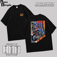 GL T-Shirt Men's Tops Distro Gank Racing Team Herex GL100 GL200 GL Max CB Classic