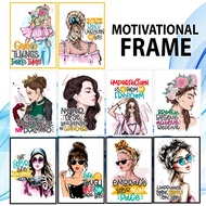 MOTIVATIONAL FRAME /GIRL MOTIVATIONAL QUOTES 1