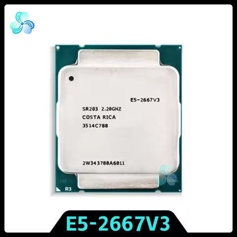 Xeon E5-2667V3 CPU SR203 8-Cores 16-Thread 3.2GHz 20MB 22nm 135W LGA2011-3 E5 2667 V3 CPU Processor 