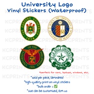 UAAP Vinyl Stickers University ADMU DLSU FEU UP Waterproof Scratchproof
