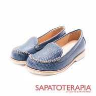 SAPATOTERAPIA (Women) Japanese Style Fresh Casual Moccasin Shoes Women's Shoes-Blue