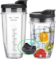 Blender Cup Replacement Parts for Ninja Auto-iQ Mixer CB350EU, BN800EU, BN750EU, BN495EU, CB100EU, T