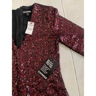 (Preloved) Express Beaded Dress - F109