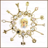 HT5 FAIRY TAIL Keychain Anime Zodiac Spirit Keyring Aquarius Capricorn Virgo Loke Cosplay Key Chain 
