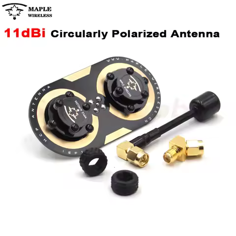 Maple Wireless Updated 11dBi Circularly Polarized Maple Leaf Antenna SMA /RP-SMA EV200D Fatshark SKY