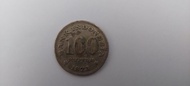 Uang Koin 100 Rupiah Tahun 1973