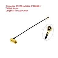 1PC SMA Male/Female/RP Right Angle to U.FL MHF4 Cable 1.13mm 0.81mm 15cm for Wifi Router NEW Wholesa