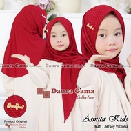 Asmita kids daura gama premium children's triangle instant hijab