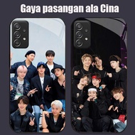DK-69 Korean music BOYS Casing GLASS soft frame black Samsung A32 A56 A52S A53 A13 A52 A26 A73 A33 A