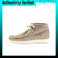 INVINCIBLE x Clarks Originals WALLABEE Nubuck Ankle Boots Mens Taupe 261822977